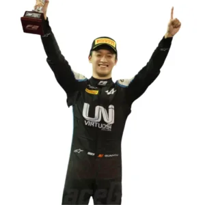 2021 Zhou Guanyu Formula 2 Race Suit