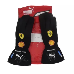 2022 Carlos Sainz Ferrari race gloves
