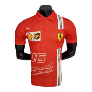 2022 Ferrari Charles Leclerc F1 Polo Shirt