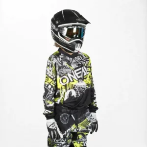 O'Neal Youth Element Jersey Attack Black-HiVIs