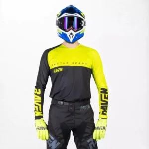Raven Verve MX Jersey Black-Yellow