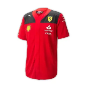 Scuderia Ferrari 2023 Miami Team Baseball Shirt